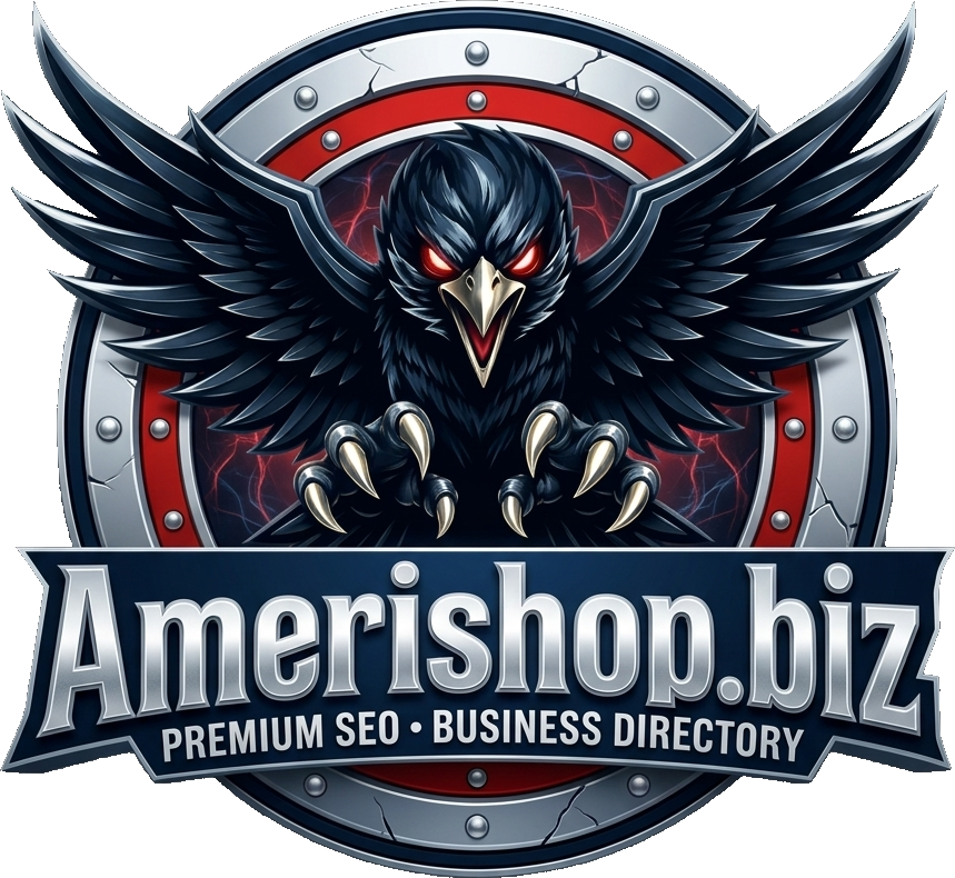 Amerishop raven emblem — Amerishop.biz