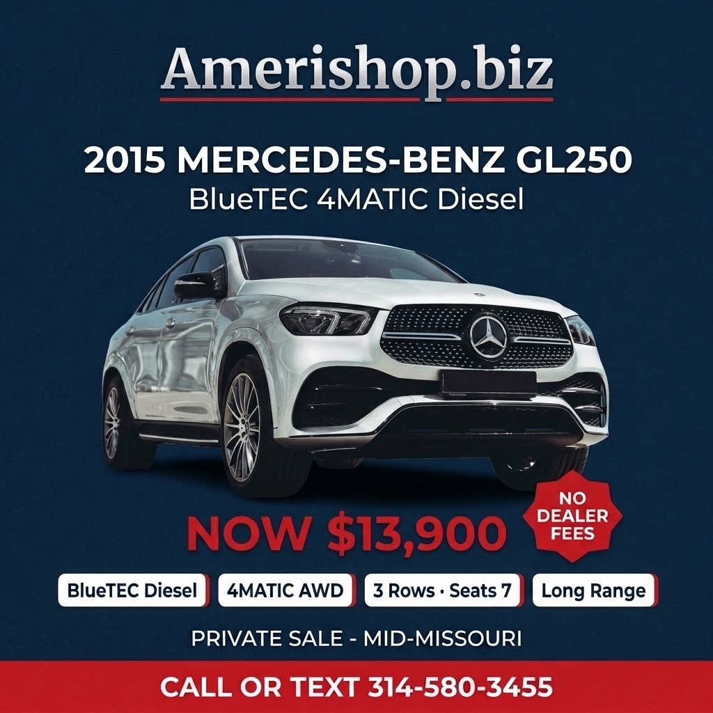 2015 Mercedes-Benz GL250 BlueTEC 4MATIC Diesel